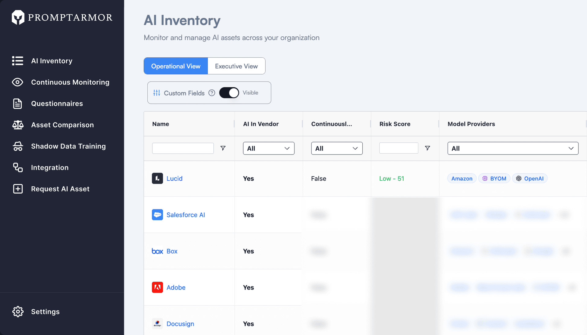 AI Vendor Inventory