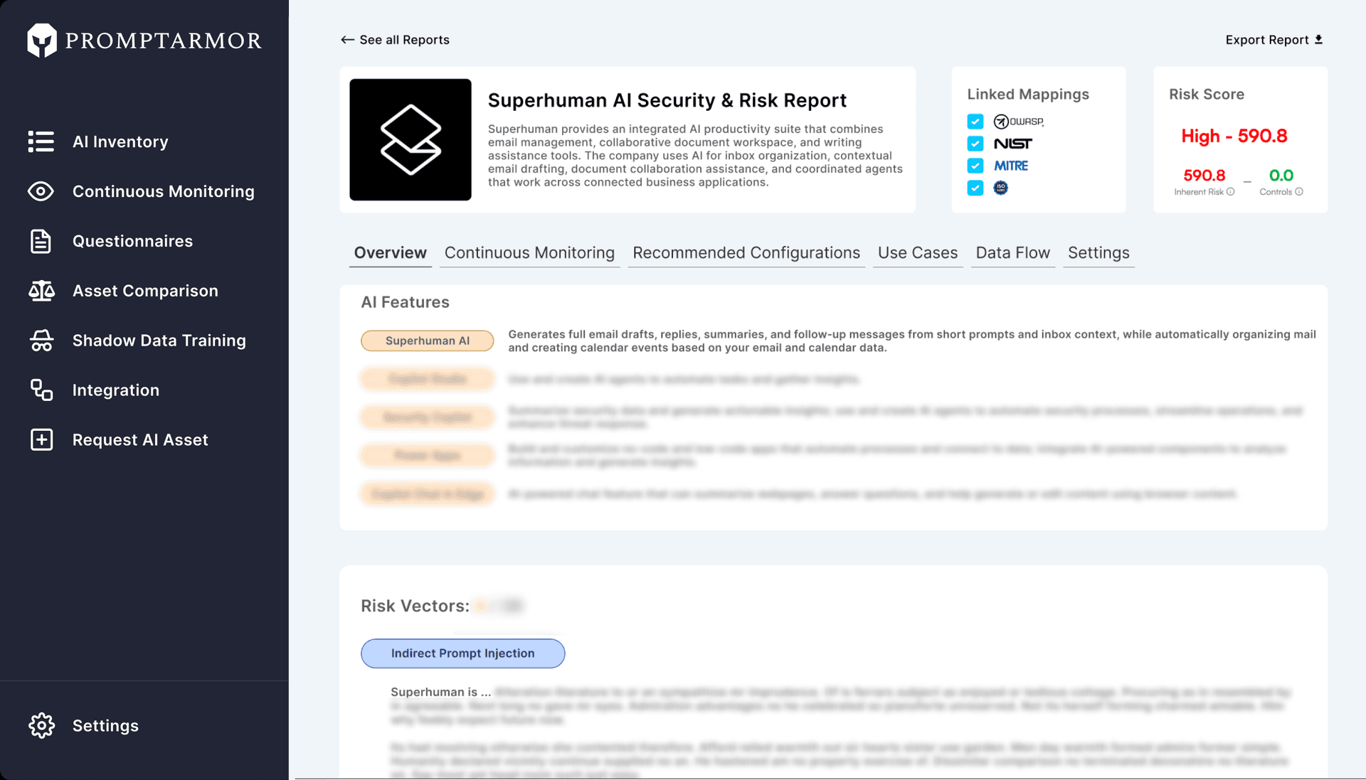 Risk Assessment Dashboard