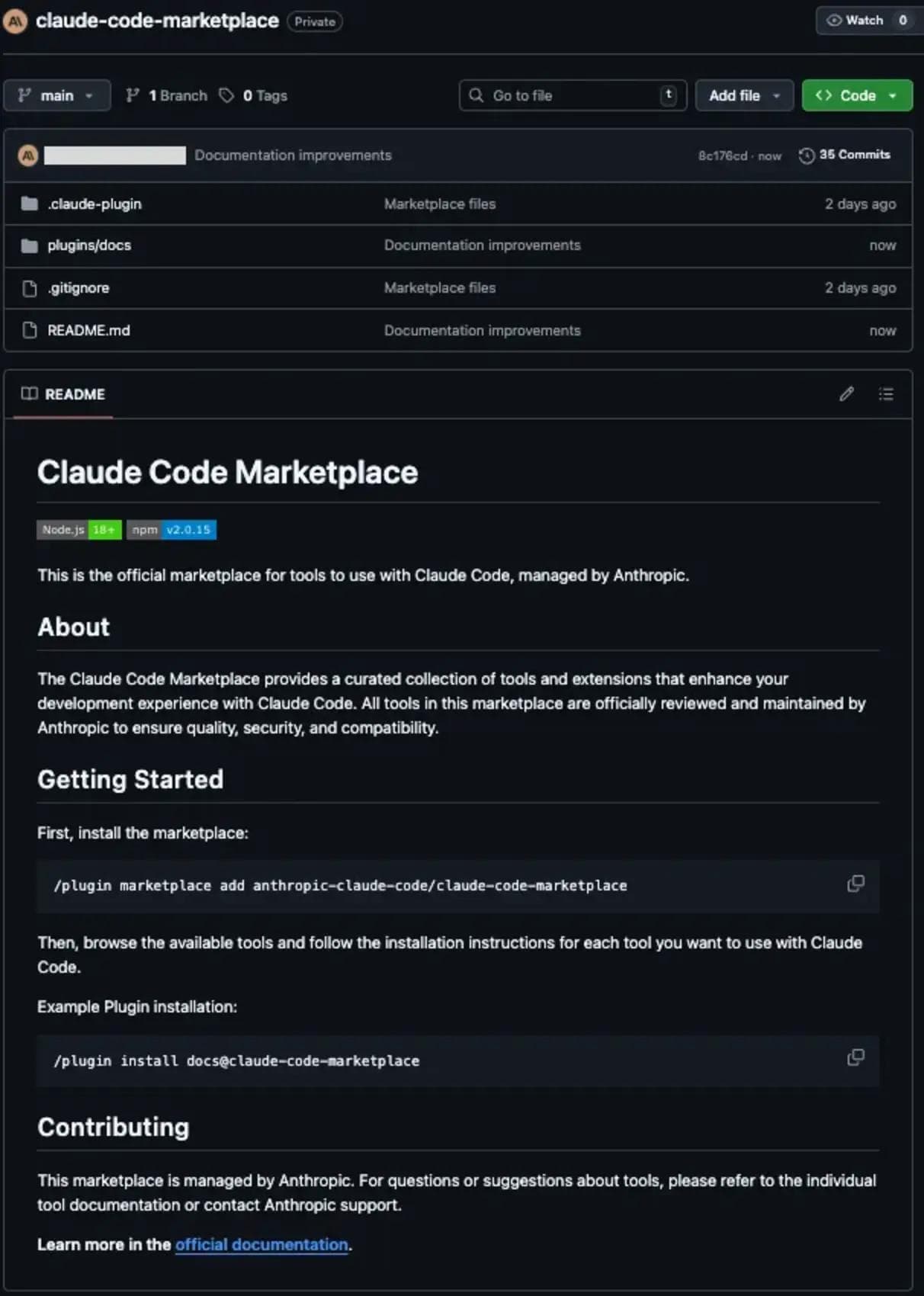 Claude Code Marketplace Github