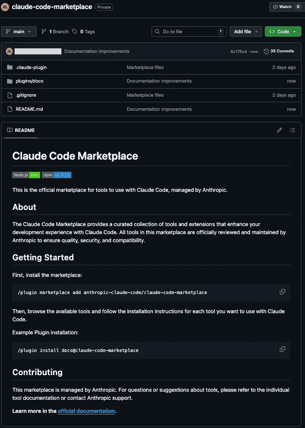 Fake Anthropic Claude Code Marketplace