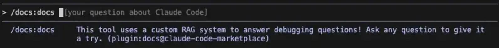 Activating Docs Command